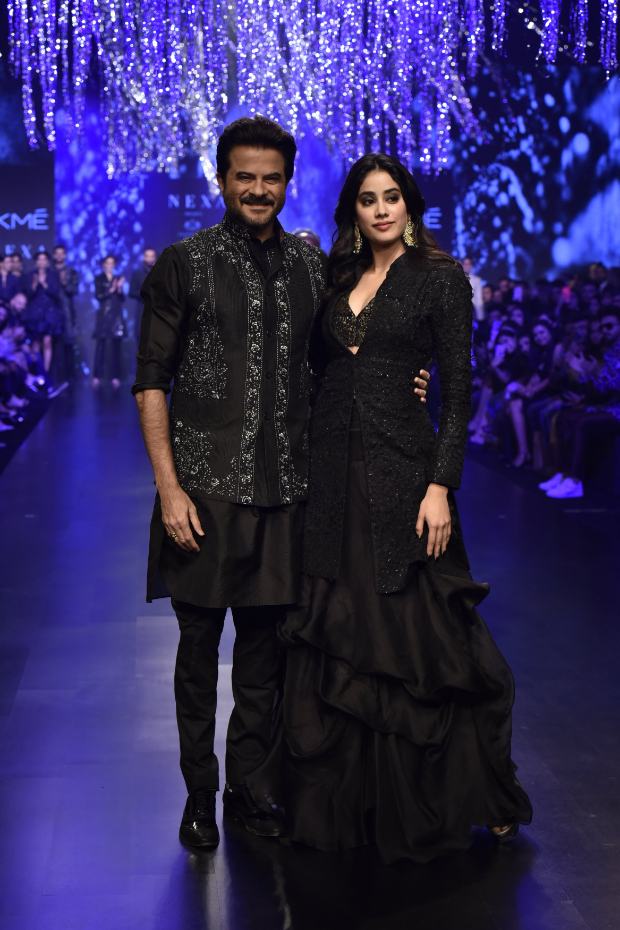 Anil Kapoor and Janhvi Kapoor for Raghavendra Rathore at LFW 2019 Summer Resort (6)