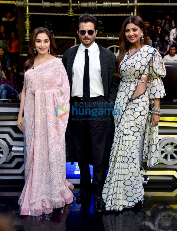 anil kapoor and madhuri dixit snapped promoting total dhamaal on sets of super dancer chapter 3 4
