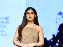 Bhumi Pednekar on RAMP for Nikhil Thampi at LFW Day 4