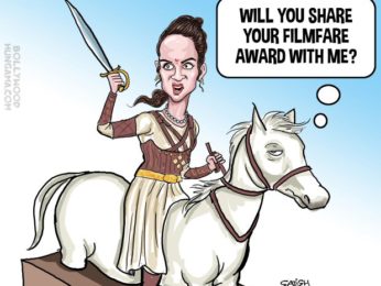 Bollywood Toons: Kangana Ranaut’s Manikarnika horse riding goes viral!