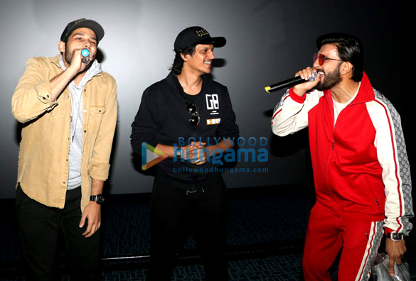 cast of gully boy snapped at pvr lower parel 3
