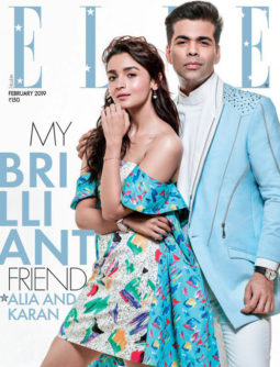 Alia Bhatt, Karan Johar On The Cover Of Elle