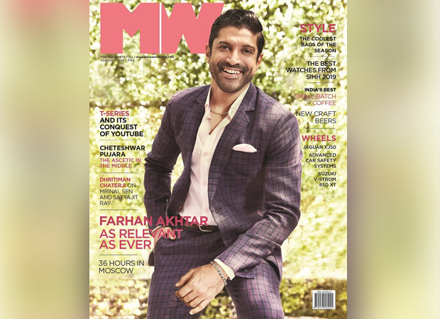 As relevant as ever but also dapper Farhan Akhtar for Man’s World magazine this month