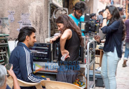 On The Sets of the movie Gully Boy
