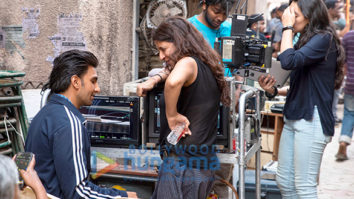 On The Sets of the movie Gully Boy