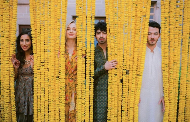 Priyanka Chopra and Nick Jonas Wedding - Game of Thrones star Sophie Turner and her fiance Joe Jonas pose with family in this picture! Priyanka Chopra and Nick Jonas Wedding - Game of Thrones star Sophie Turner and her fiance Joe Jonas pose with family in this picture!