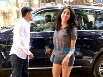Janhvi Kapoor snapped at the gym