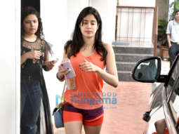 Janhvi Kapoor snapped post gym session in Bandra