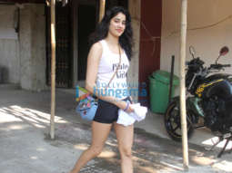 Janhvi Kapoor spotted at gym in Khar