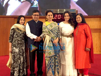 Kangana Ranaut and Ankita Lokhande snapped at Bombay Stock Exchange in Fort