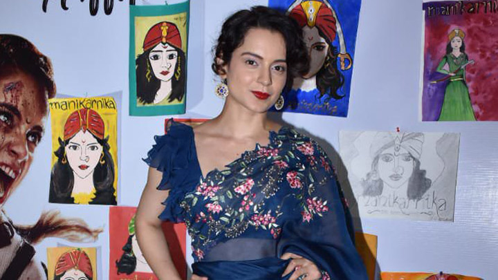 Kangana Ranaut graces a screening of her film ‘Manikarnika – The Queen Of Jhansi’ at Inox in Ghatkopar