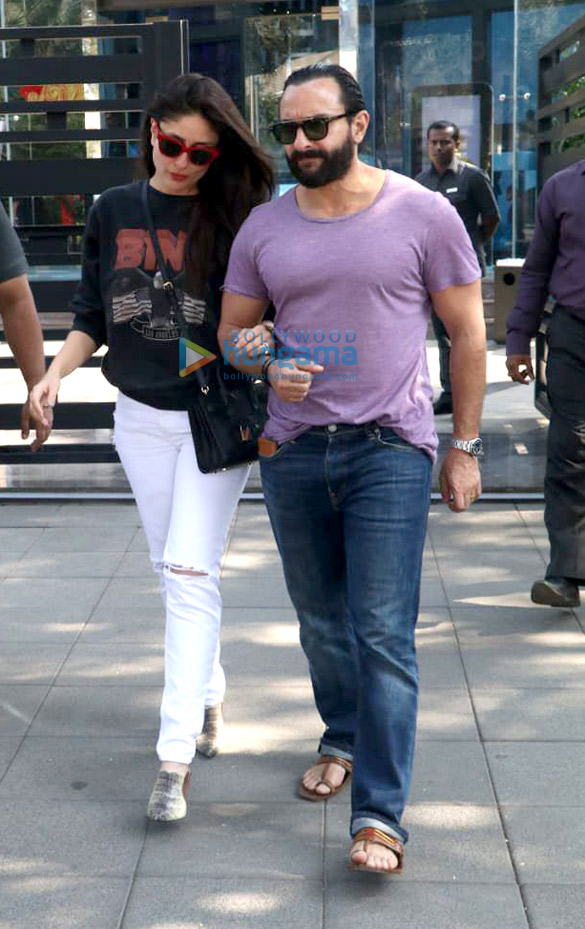 Kareena Kapoor Khan and Saif Ali Khan snapped post lunch at Yauatcha, BKC