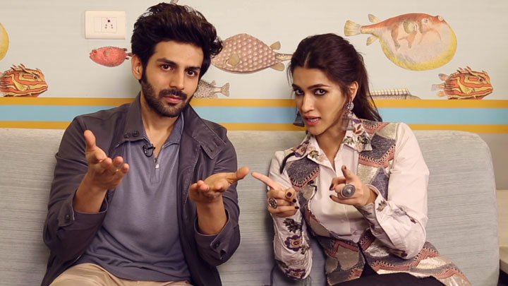 Kartik Aaryan & Kriti Sanon’s SUPERB Rapid Fire On Shah Rukh Khan, Salman Khan, Akshay, Madhuri Kartik Aaryan & Kriti Sanon’s SUPERB Rapid Fire On Shah Rukh Khan, Salman Khan, Akshay, Madhuri