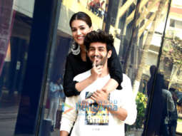 Kartik Aaryan and Kriti Sanon snapped during ‘Luka Chuppi’ interviews