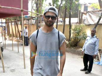 Malaika Arora and Shahid Kapoor spotted at the gym in Bandra