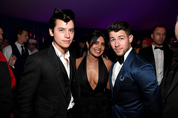 Oscars 2019 After Party: Priyanka Chopra and Nick Jonas strike a pose with Riverdale's Cole Sprouse