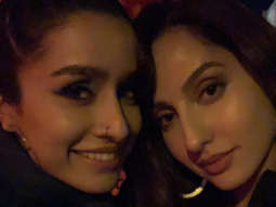 PHOTO ALERT: Street Dancer 3D ladies Shraddha Kapoor and Nora Fatehi bond with each other on the sets in London