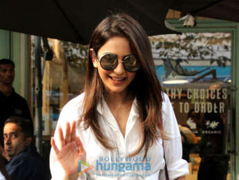 Rakul Preet Singh spotted at the Kitchen Garden in Bandra