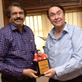 Randhir Kapoor bonds with author Chaitanya Padukone over his book R D Burmania