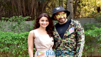 Ranveer Singh and Alia Bhatt snapped promoting their film Gully Boy