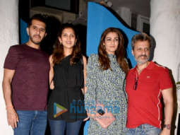 Raveena Tandon, Chunky Pandey and Ritesh Sidhwani spotted at Olive in Bandra