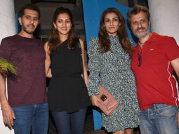 Raveena Tandon, Chunky Pandey and Ritesh Sidhwani spotted at Olive in Bandra