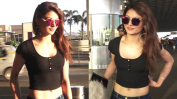 SPOTTED: Urvashi Rautela at Airport flying for shooting of Film ‘PagalPanti’