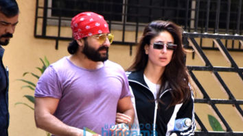 Saif Ali Khan and Kareena Kapoor Khan spotted at the gym in Bandra
