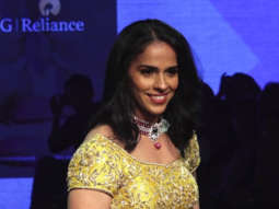 Saina Nehwal and Meenakshi Dixit on RAMP at LFW Day 4