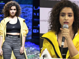 Sanya Malhotra Sashay the RAMP at LFW Day 4 for Narendra Kumar Show