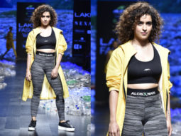 LFW Summer/ Resort 2019: Sanya Malhotra goes athleisure chic and shows why sustainability matters for Narendra Kumar x Alcis Sports