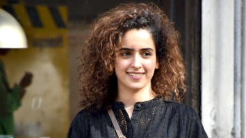Sanya Malhotra spotted at Silver Beach Cafe, Juhu