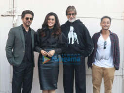 Shah Rukh Khan, Amitabh Bachchan and Taapsee Pannu snapped during Badla promotions at Mehboob Studio