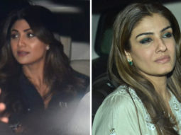 Shilpa Shetty and Raveena Tandon snapped at Smriti Upadhyay’ house