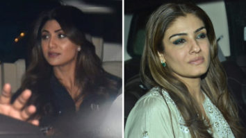 Shilpa Shetty and Raveena Tandon snapped at Smriti Upadhyay’ house
