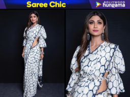 Shilpa Shetty goes desi glam in a Punit Balana saree, her style is just for INR 30,000/-