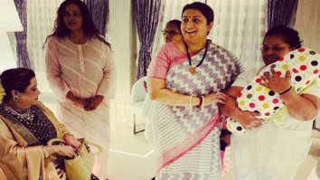 Ekta Kapoor shares a glimpse of her son Ravie Kapoor as ‘maasi’ Smriti Irani pays a visit to meet him