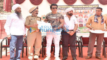 Sonu Sood attends an event honouring the martyrs of the Pulwama terror attack