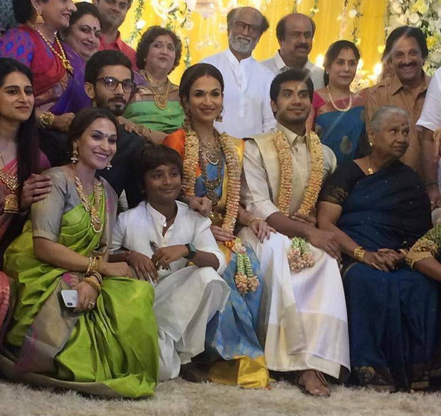 FIRST PICS - Rajinikanth plans a pre-wedding reception for daughter Soundarya and son-in-law Vishagan Vanangamudi