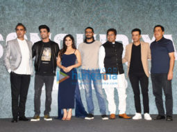 Sushant Singh Rajput, Bhumi Pednekar, Ronnie Screwvala and Manoj Bajpayee attend the press meet of the film ‘Sonchiriya’