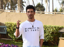 Sushant Singh Rajput and Bhumi Pednekar snapped promoting their film Sonchiriya