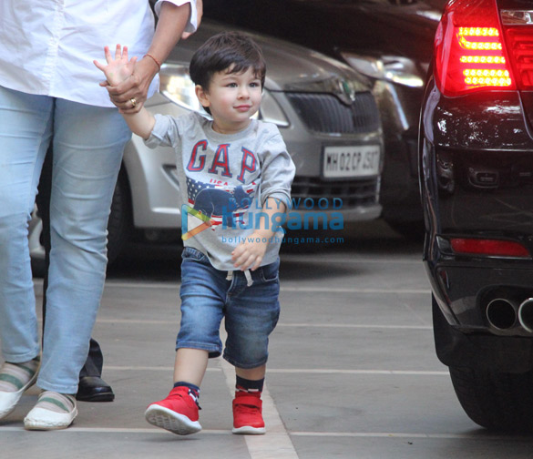 taimur ali khan snapped at a playschool in bandra 3