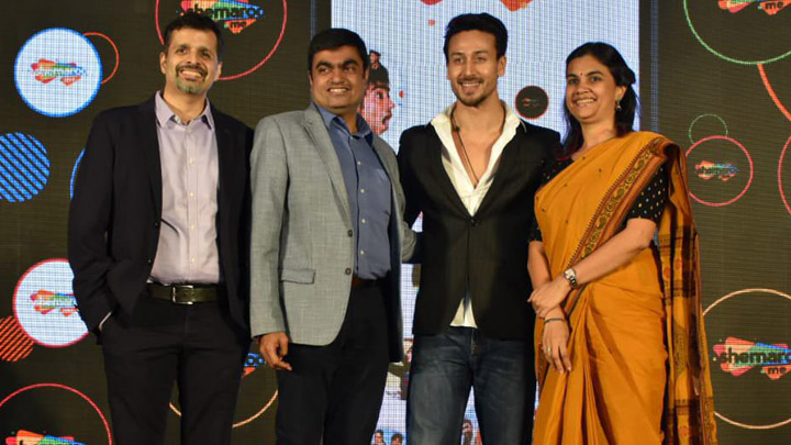 Tiger Shroff snapped at Shermaroo for an app launch