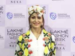 WATCH: Urvashi Rautela on RAMP at Lakme Fashion Week Day 4 for Verandah Show