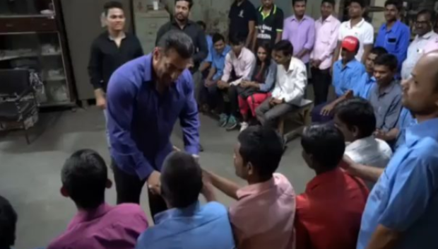After Bharat wrap up, Salman Khan spends quality time with visually impaired people