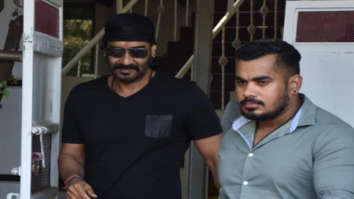 Ajay Devgn and Kajol spotted at clinic in Versova