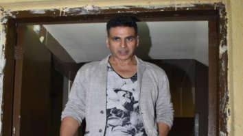 Akshay Kumar snapped with family at PVR, Juhu