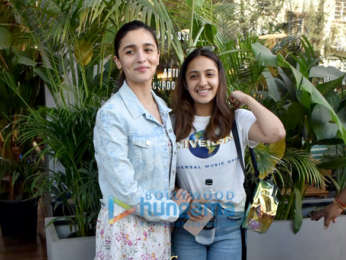 Alia Bhatt and Akansha Ranjan Kapoor snapped at Kitchen Garden, Juhu