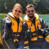 Anushka Sharma and Virat Kohli indulge in cute PDA during a boat ride