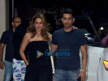 Celebs grace the party of Celebrity Cricket League at Sohail Khan's residence in Bandra